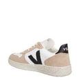 thumbnail image 2 of Tenis Veja V-10 de piel sin cromo para hombre, color blanco/negro/azul, 2 of 3