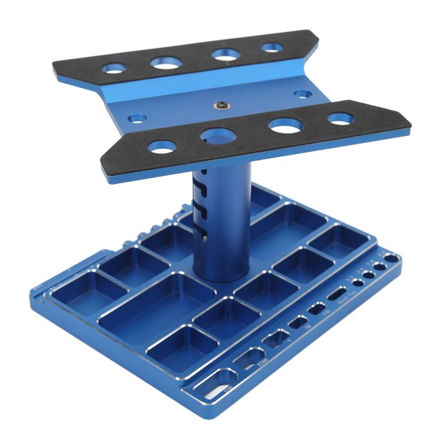 Soporte de Trabajo para Automóvil RC, Estación de Trabajo de reparacióna de automóviles RC de altura Soporte de reparacia de automóvilos RC de Aleacino de aluminio