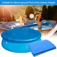 thumbnail image 7 of 2024 Upgraded Rectangular Pool Cover Fits 120 Inches 96 Inches Inflatable Pool Covers Round Pool Covers Round Blow Up Pool Covers F Rainproof Waterproo, 7 of 7