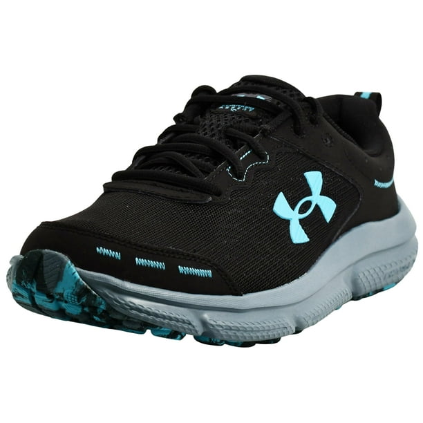 Zapatos Under Armour Charged Assert 10 para hombre, color negro/azul, surf