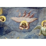 The Lamentation Detail Giotto Di Bondone C1266-1337 Italian Fresco Arena Chapel Padua Italy Print - 18 x 24 in.