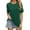 Dark Green, variant on Women Summer Tops Women's Spring/ summer Round Neck Short Sleeve Loose T Shirt Lace Patchwork Top Women Thermal Long Sleeve Shirt Mens Leopard Print Vintage Blouse Lace V Neck Blouse plus Dark Green