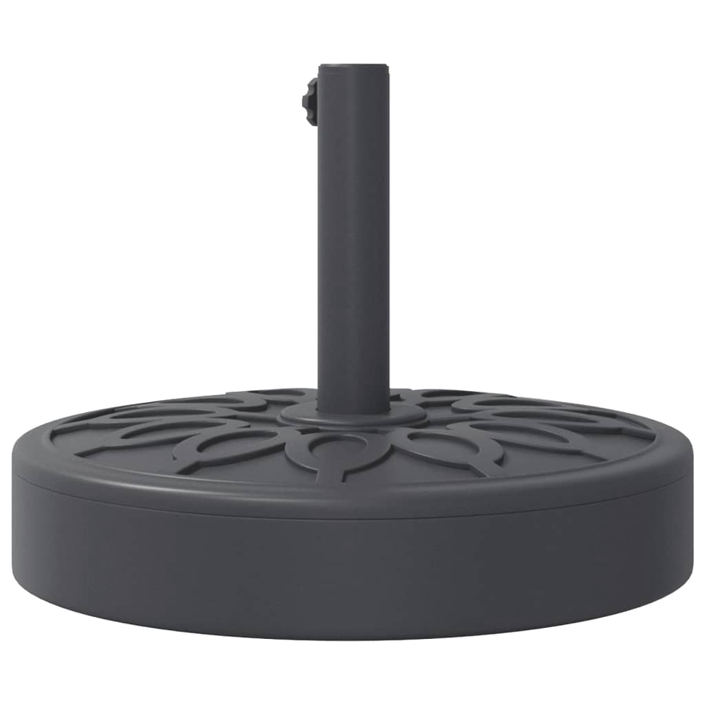 vidaXL Umbrella Base Black Polyethylene and concrete 55 lb