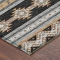 thumbnail image 3 of Addison Rugs Chantille Indoor/Outdoor Transitional Global Black Machine Washable Rectangle Rug, 10' x 14', 3 of 8