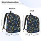 thumbnail image 2 of Easygdp Undersea Animals Mochila de Lona Resistente para Laptop, Compatible con Laptops de 15 a 17 pulgadas, Ideal para Escuela, Trabajo y Viajes-Small, 2 of 5
