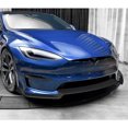 thumbnail image 6 of Stay Tuned Performance For 2021-2025 Tesla Model S Carbon Painted Front Bumper Spoiler Splitter Lip, 6 of 8