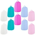 thumbnail image 1 of OULII 10Pcs Portable Toothbrush Coverings Food Grade Silicone Caps for Business Trip Protection, 1 of 8