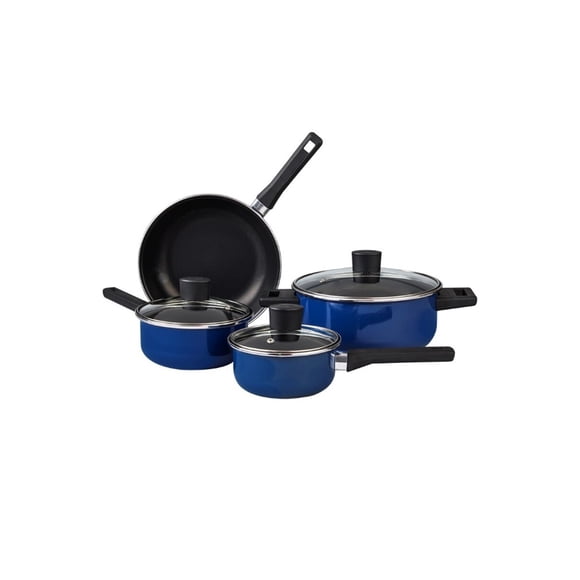 Batería de Cocina Cinsa de Peltre Azul 7 Piezas