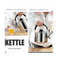 thumbnail image 5 of 3L Thickened Whistle Kettle Stainless Steel Rapid Heating Boiling Water Pot Tea Kettle, 5 of 5