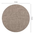 thumbnail image 4 of Unique Bargains Kitchen Placemats Washable Table Mat Wipeable Placemats Apricot 13x13in, 4 of 7