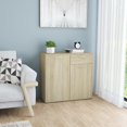 thumbnail image 1 of vidaXL Sideboard Sonoma Oak 80x36x75 cm Engineered Wood, 1 of 5
