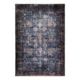 thumbnail image 1 of L'Baiet Amelie Blue Distressed Washable 8 ft. x 10 ft. Fabric Area Rug, 1 of 8