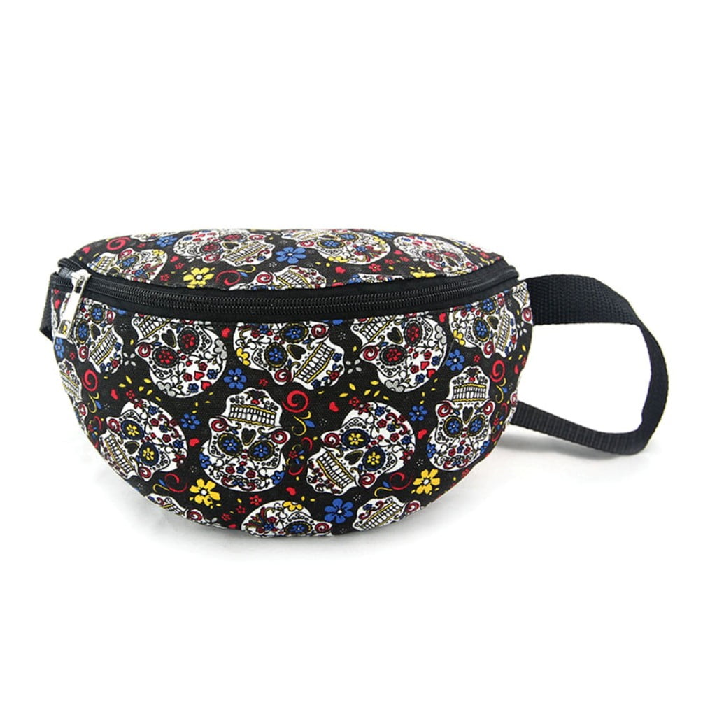skull fanny pack