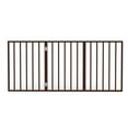 thumbnail image 7 of PETMAKER 3-Panel Indoor Foldable Pet Gate for Stairs or Doorways (Brown), 7 of 7