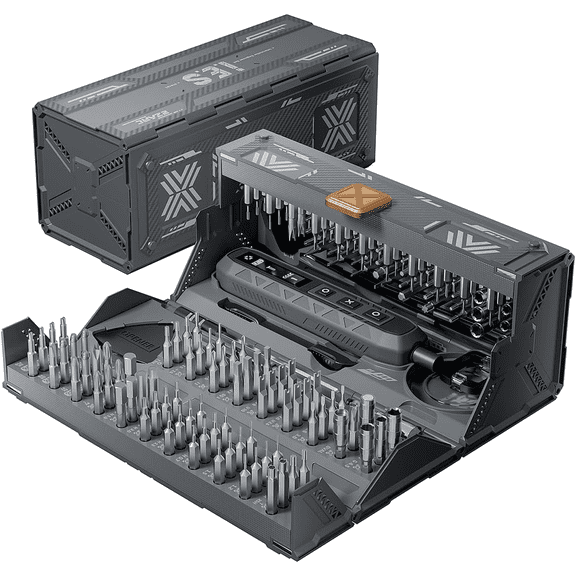 Electric Screwdriver Set, 181 in 1 Cordless Screwdriver, 3 Torque Settings wi...