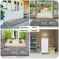 thumbnail image 3 of Noahas Indoor Door Mat Entryway Rug Traps Mud and Water, Chenille Doormat for Muddy Shoes and Dog Paws, Machine Washable Doormat, Front Door Mat, Busy Area Dog Rugs for Floors, Entrance, 24x36 Grey, 3 of 8