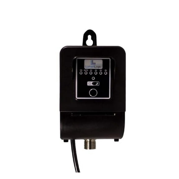 15V 100W Low Voltage Transformer (Black) with Timer/Photocell for LED Landscape Lighting