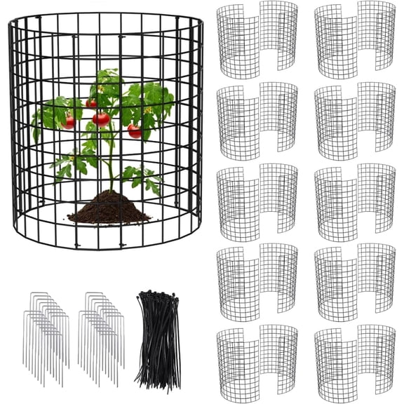 10 Packs Wire Plant Protectors from Animals -16.8'' x13'' Metal Mesh Plan t Cage Covers Garden Small Plan t Protectors Animals Chicken Wires Cover for Protect Plants,Vegetables