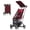 Red, variant on Beberoad Love R1 Auto-Folding Ultra Lightweight Travel Stroller for Airplane, Compact Strollers for Babies and Toddlers Aged 6-36 Months, Only 11.5 lbs, Can Combine into a Double Stroller, Red
