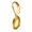 Oval spoon-Gold, variant on Contemporary Bend Serving Spoon Crafted From Grade Metal For Elegant Meal Presentations