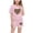 Pink, variant on Fashionable 5 - 6 Years Old Kids' Casual Short Sleeve Crew Neck Printed T - Shirt and Short Pants Two - Piece Set with Checkered and Animal Print Patterns,Sky Blue,Size 5 T