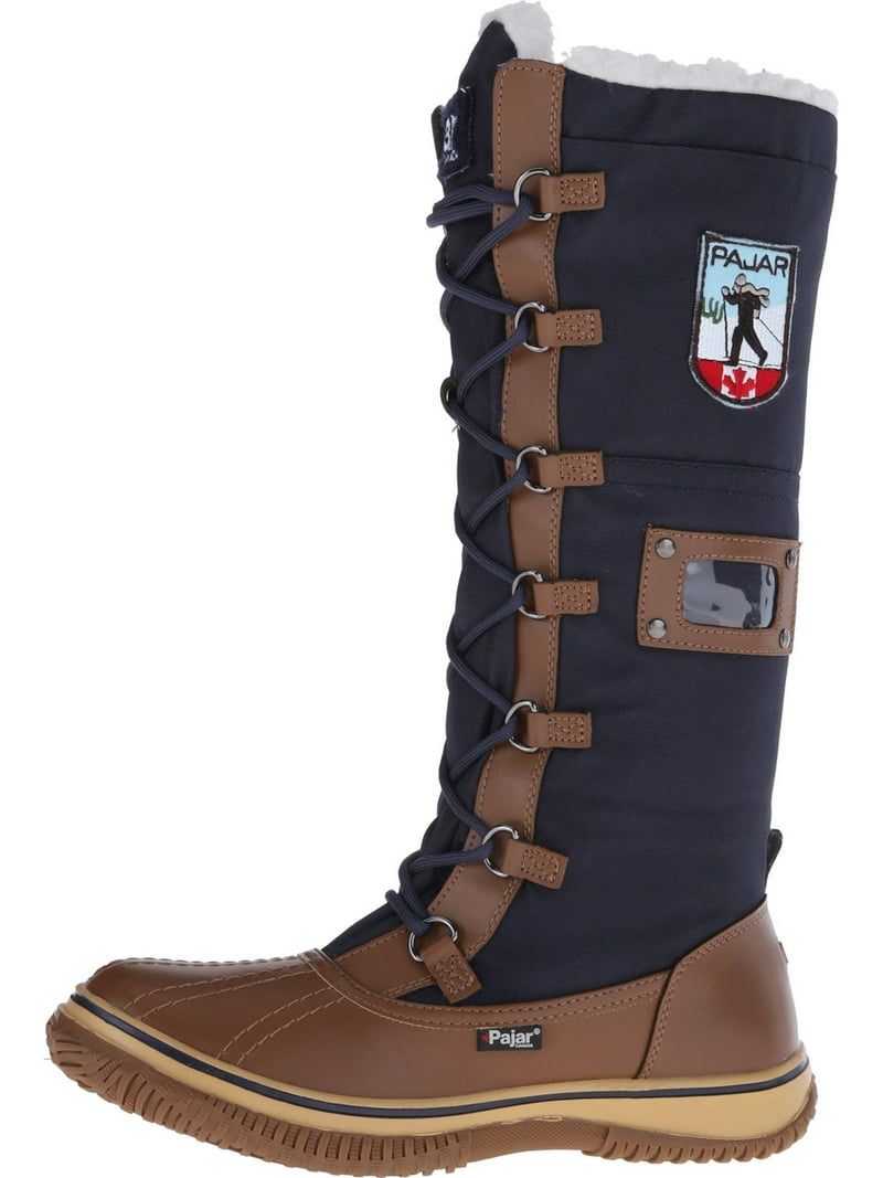 Pajar Women's Grip Zip Waterproof Lace-Up Winter Boots (Cognac