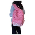 thumbnail image 4 of Ticikt 3 In 1 Ice Cream Print Backpack Set, Large Capacity Casual Daypack with Crossbody Bag and Pencil Pouch, 4 of 5