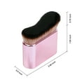 thumbnail image 3 of LHWEN Large Body Makeup Brush for Self Tanning Perfect for Blending and Buffing Sunless Tanner and Body Foundation Soft Synthetic Fibers Curved Design for Easy Application and Coverage Seamless, 3 of 7
