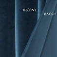 thumbnail image 4 of Velvet Curtains 84 inches Long Soft Velvet Curtains Grommet Velvet Thermal Insulated Curtains Window Treatment for Bedroom Light Filtering Velvet Curtains Set of 2 Panels, 4 of 7