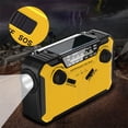 thumbnail image 4 of Ovzne Disaster Prevention And Weather Solar Power Generation Emergency Radio With Mobile Power Outdoor Portable On Clearance, 4 of 4