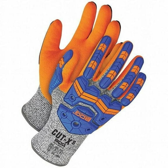 Cut-Resistant Impact Gloves, Cut Level A5 ,Dipped ,Nitrile ,Sandy ,XL 1 PR