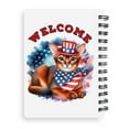 thumbnail image 2 of Abyssinian Patriotic Welcome for 4Th of July Independence Day Spiral Bound Journal Cat Lover Kitten Owner Gifts 5x7in Spiral Notebook - 00010, 2 of 5