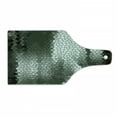 thumbnail image 1 of Abstract Cutting Board, Mosaic Pattern Green and White Tones Geometric Graphic Pixelated Texture, Decorative Tempered Glass Cutting and Serving Board, Wine Bottle Shape, Multicolor, by Ambesonne, 1 of 1