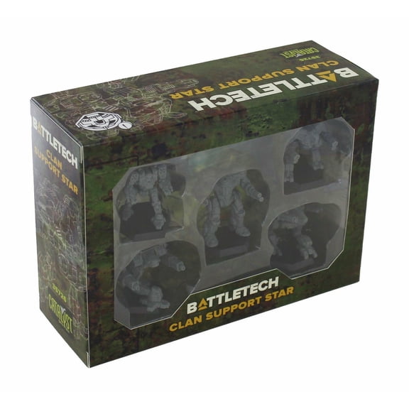 Catalyst Game Labs BattleTech Mini Force Pack: Clan Support Star
