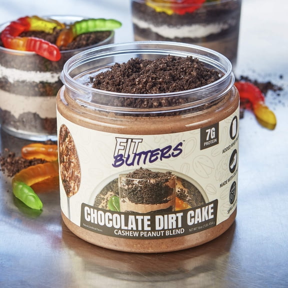 Fit Butters Chocolate Dirt Cake Cashew Peanut Butter