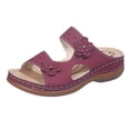 thumbnail image 3 of RotHome Womens Summer Sandals Platform Wedge Sandals Dressy Casual Comfortable Walking Shoes Orthopedic Sandals for Women Soft Cushion Wide Width, 3 of 5