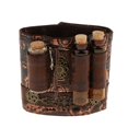 thumbnail image 1 of Punk Arm Band - Brazalete Ancho de material cuero para Mujer para Hombre, Brazalete, Brazalete Hugo banda de brazo steampunk, 1 of 10
