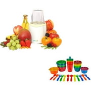 Dex Baby - Make, Store, & Serve Baby Food Processor with Feeding Set (Your Choice) Bundle