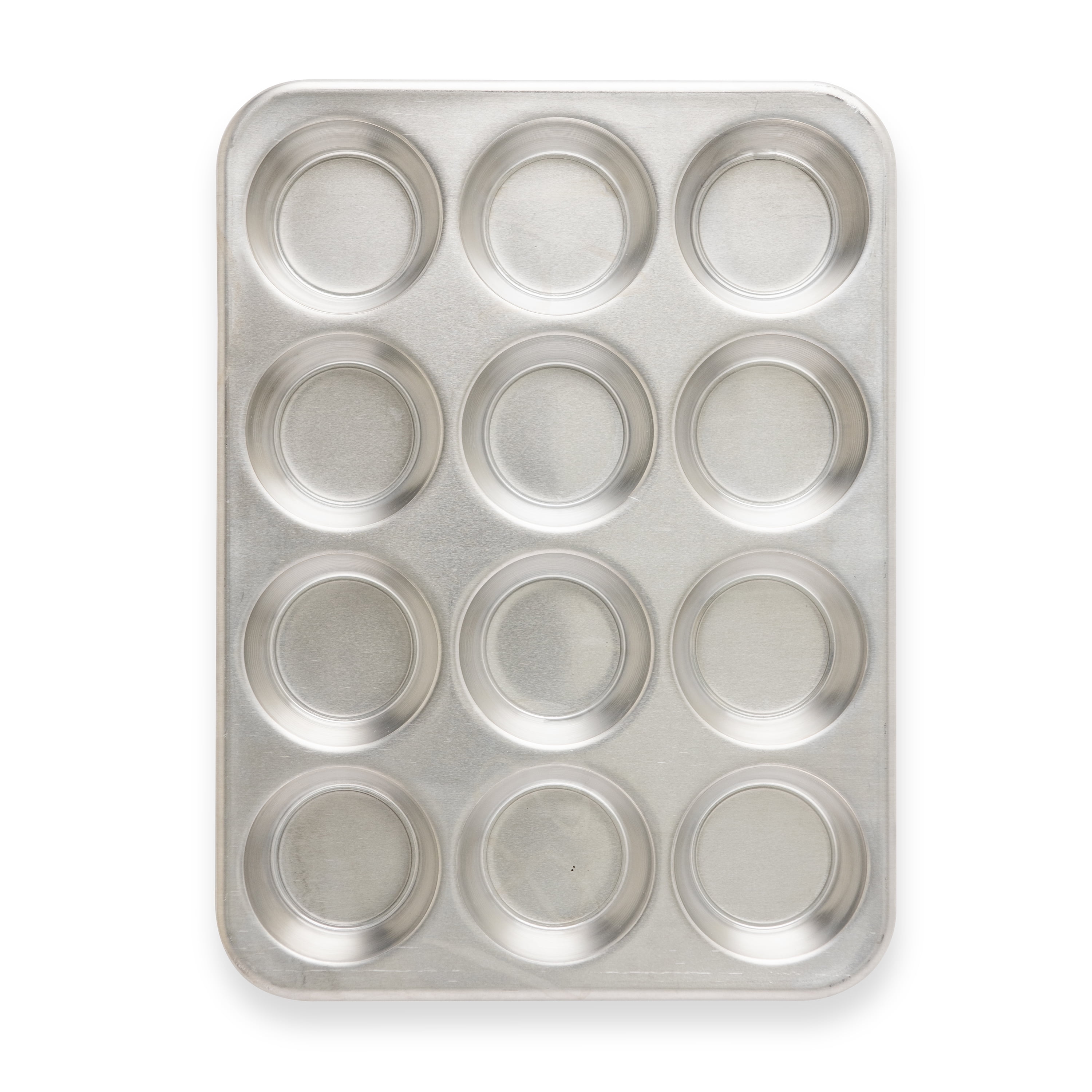 Nordic Ware Natural Aluminum 12 Cavity Muffin Pan with High Dome Lid
