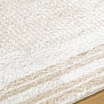 thumbnail image 2 of Livabliss Washable Rugs for Living Room, 5x7 Fossay Shag Global Light Beige Area Rug, Bedroom Dining Room Home Decor Stain Resistant Carpet (5'3" x 7'), 2 of 7