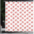 thumbnail image 3 of Ambesonne Fox Shower Curtain, Forest Animal with the, 69"Wx84"L, Dark Salmon Paprika, 3 of 4
