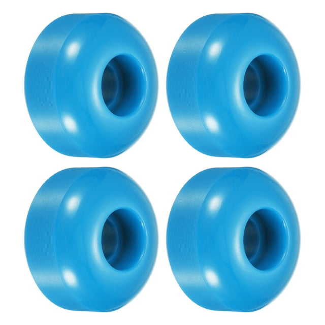 Unique Bargains Roue de Planche à Roulettes 52mm Roues de Rue pour Planche à Roulettes Roues de Cruiser 95A, Bleu 4 Pack