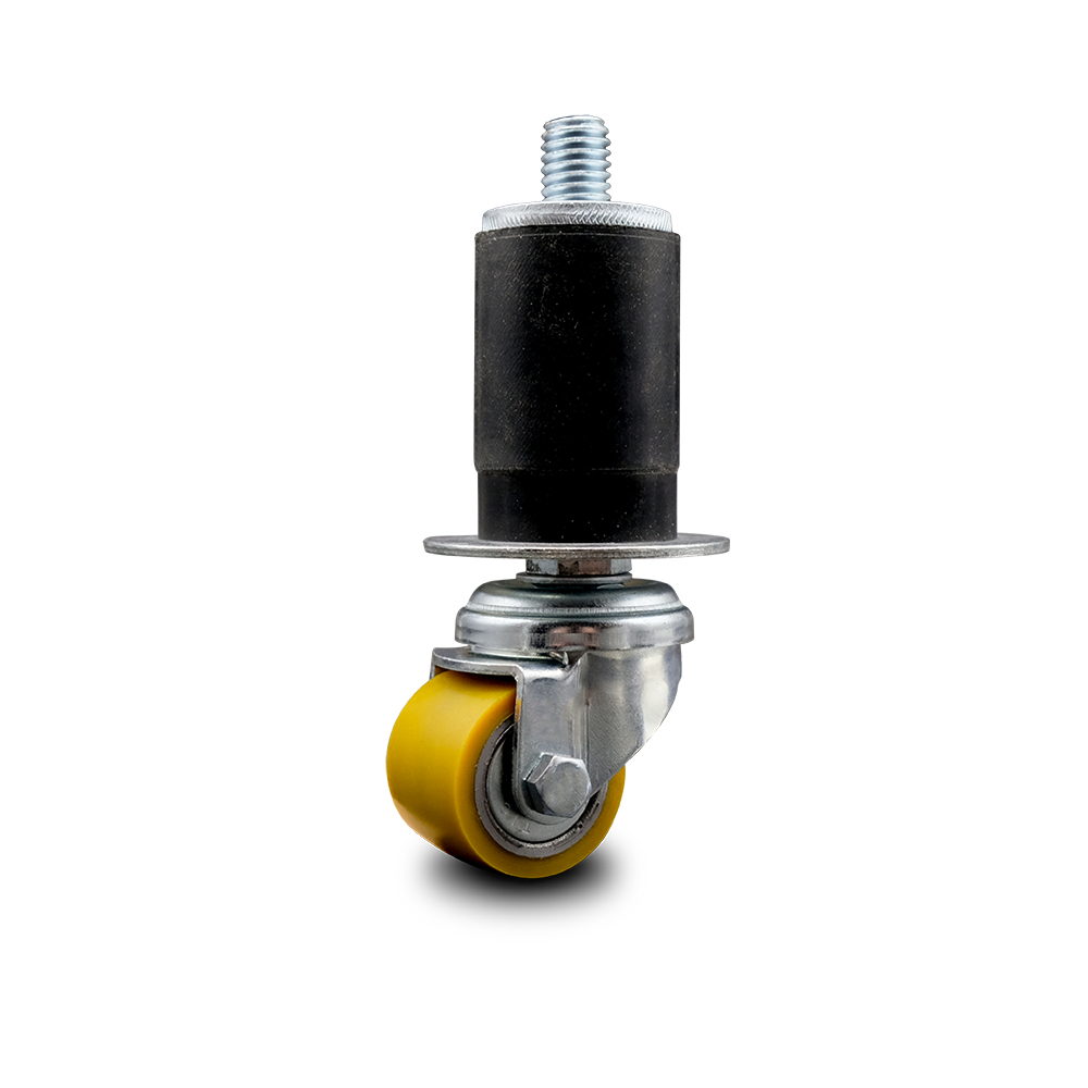 Low Profile Polyurethane Swivel Expanding Adapter Stem Caster w/35mm x