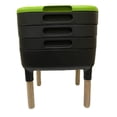 thumbnail image 1 of Contenedor de abono Maze RSI Worm Farm, 3 bandejas con patas de madera, 1 of 1