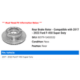 thumbnail image 2 of Rear Brake Rotor - Compatible with 2017 - 2022 Ford F-450 Super Duty 2018 2019 2020 2021, 2 of 2