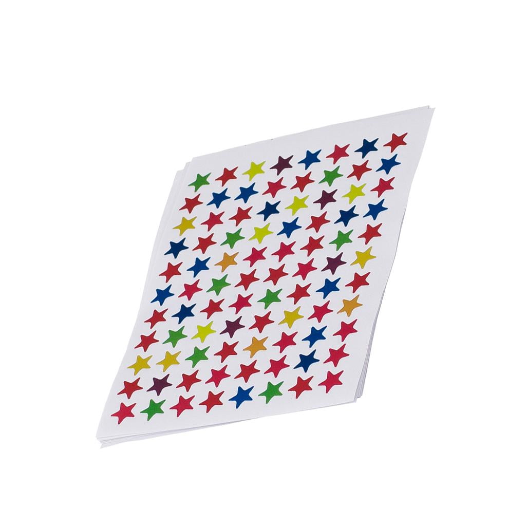 Scrapbooking Mini Peel Off Sticker Star Shape Self-Adhesive Paper Labels 880 