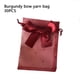 thumbnail image 4 of Ounissouiy 30 Uds bolsa de tul transparente exquisita bolsa con cordón joyería Bowknot caramelo bolsillo joyería embalaje cinta boda Kits de decoración para fiestas vino rojo 17*23cm, 4 of 6