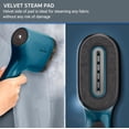 thumbnail image 4 of Rowenta Pure Pop Handheld Garment Steamer, 1150W, 2.3 oz Capacity, 15 Sec Heat-up, Portable, Blue - OPEN BOX, 4 of 8