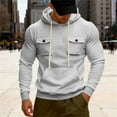 thumbnail image 1 of MHFRRA Sudadera con Capucha de Peso Pesado, Chaqueta de Trabajo para Exteriores con Bolsillo Amplio, Jersey Informal para Otoño E Invierno Gris claro, 1 of 7