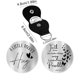 thumbnail image 3 of Moneda de decisión con palabras motivacionales como regalo para enamorados. Llaveros de acero inoxidable, colgantes para llaves de coche, regalo de bolsillo de PU., 3 of 6
